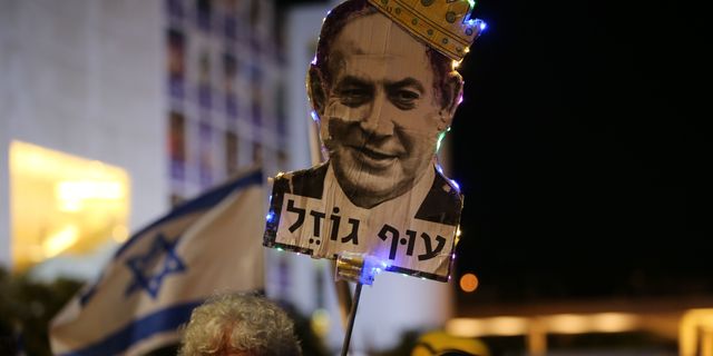 Siyonist rejim İsrail'de Netanyahu hükümetine protesto