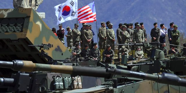 ABD ile Güney Kore'den provokasyon
