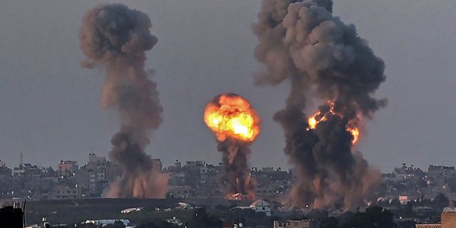 İşgal rejimi Gazze Şeridi'ne hava saldırısı düzenledi