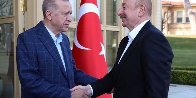 Azerbaycan Cumhurbaşkanı Aliyev'den Cumhurbaşkanı Erdoğan'a teşekkür