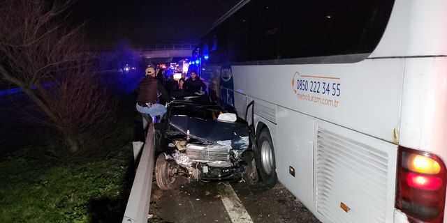 Anadolu Otoyolu'nda zincirleme kaza: 2 ölü, 7 yaralı