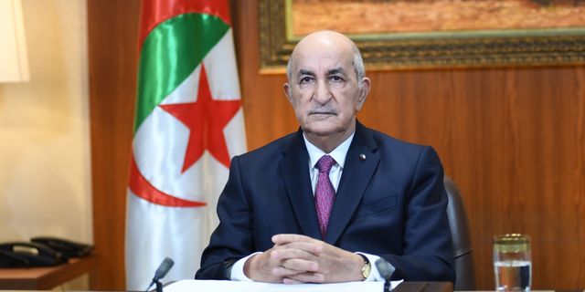 Cezayir Cumhurbaşkanı'ndan, Filistin'in BM'ye tam üyeliği için olağanüstü toplantı çağrısı