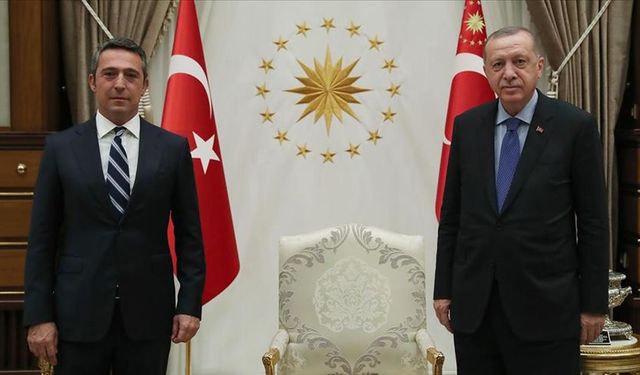 Cumhurbaşkanı Erdoğan, Ali Koç'u kabul etti