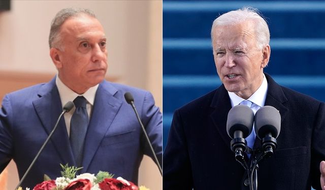 Biden, Irak Başbakanı Kazımi ile görüştü