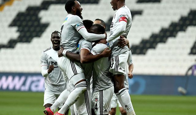 Beşiktaş 3 puanı 3 golle aldı