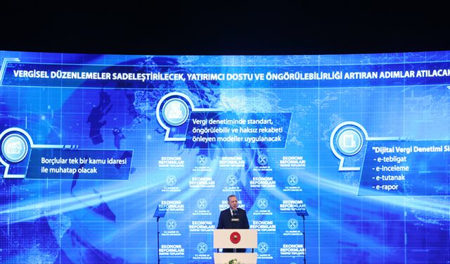 Cumhurbaşkanı Erdoğan 'Ekonomi Reform Paketi'ni açıkladı