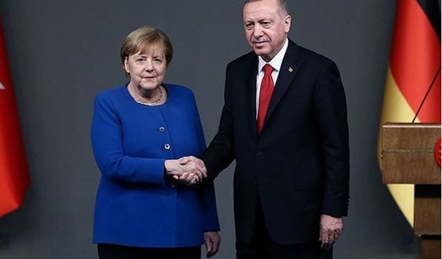 Cumhurbaşkanı Erdoğan Merkel ile görüştü