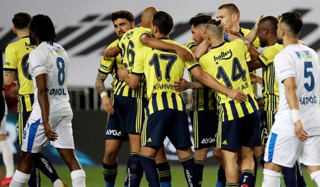 Fenerbahçe zirve yarışından kopmadı