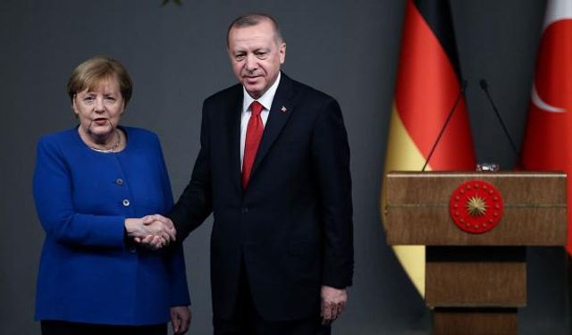 Cumhurbaşkanı Erdoğan Merkel ile görüştü