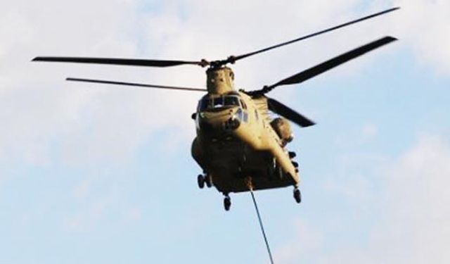 Yangınların söndürülmesinin ardından ABD'den helikopter desteği geldi!