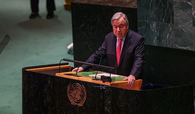 Guterres'ten iklim krizi açıklaması