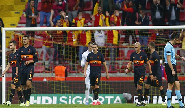 Galatasaray Kayseri'de ağır yara aldı