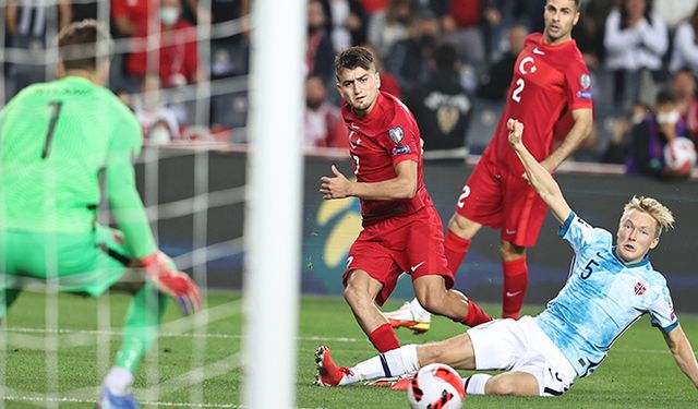 A Milli Futbol Takımı, Norveç ile berabere kaldı