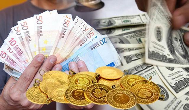 Dolar, euro ve altın sert faiz indirimiyle rekor tazeledi