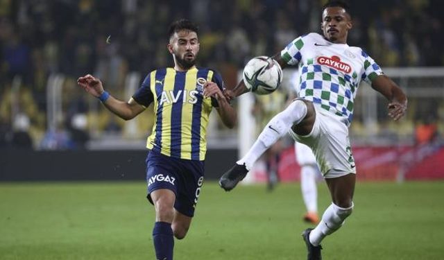 Fenerbahçe, Çaykur Rizespor'u farklı geçti