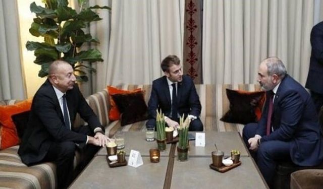 Aliyev, Brüksel’de Macron ve Paşinyan ile görüştü