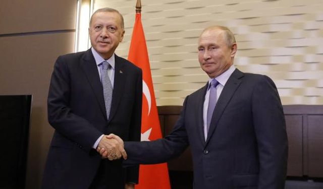 Cumhurbaşkanı Erdoğan Putin'le görüştü