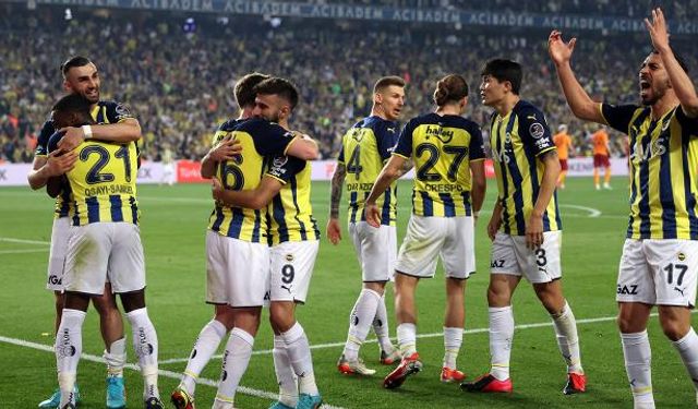 Süper Lig'de dev derbi Fenerbahçe'nin