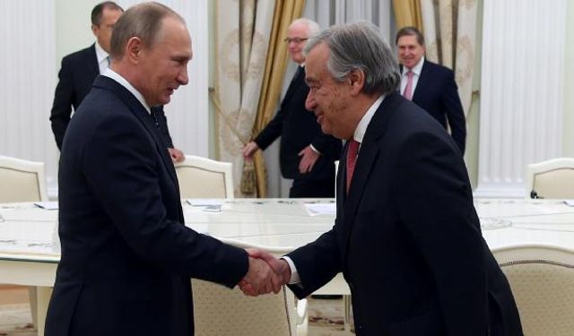 Guterres 26 Nisan'da Moskova'da Putin ile görüşecek