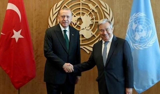 Cumhurbaşkanı Erdoğan, BM Genel Sekreteri Guterres ile görüştü