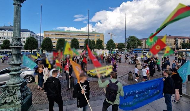 NATO müzakereleri devam ederken PKK/YPG yandaşları sokağa indi