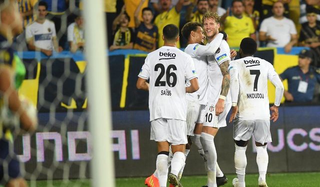 Beşiktaş, Ankaragücü’nü 3-2 yenip liderliğini sürdürdü