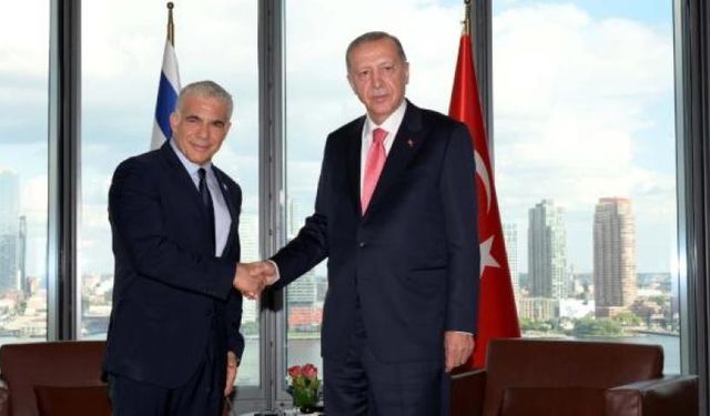 Cumhurbaşkanı Erdoğan, Siyonist Rejim Başbakanı Lapid’i kabul etti