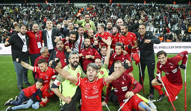 Ampute Futbol Milli Takımı dünya şampiyonu oldu