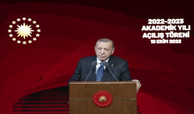 Cumhurbaşkanı Erdoğan Akademik Yıl Açılış Töreni'nde konuştu