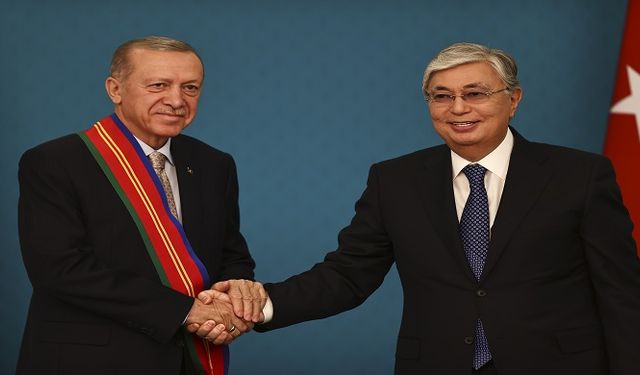 Cumhurbaşkanı Erdoğan Kazakistan'da