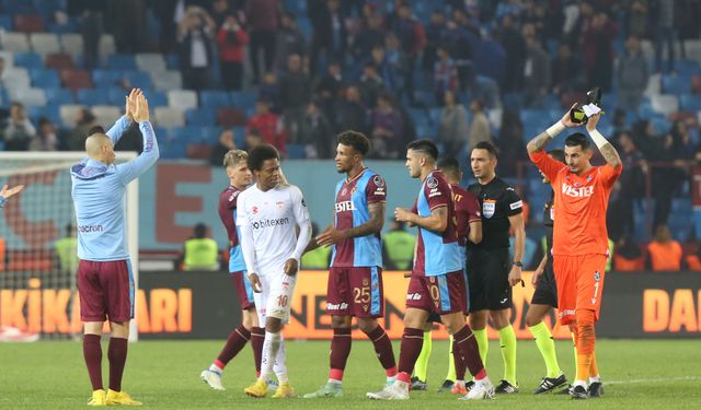 Trabzonspor iç sahadaki yenilmezlik serisini sürdürdü