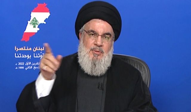 Hasan Nasrallah'tan deniz sınırı açıklaması