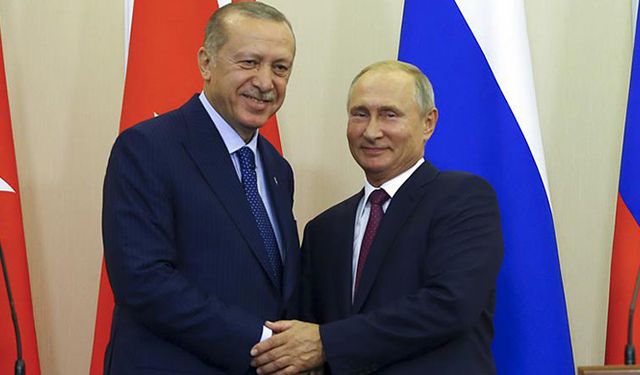 Cumhurbaşkanı Erdoğan ile Rusya Devlet Başkanı Putin görüştü