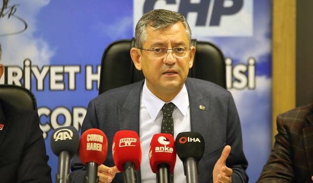 CHP Grup Başkanvekili Özel, Çorum'da konuştu