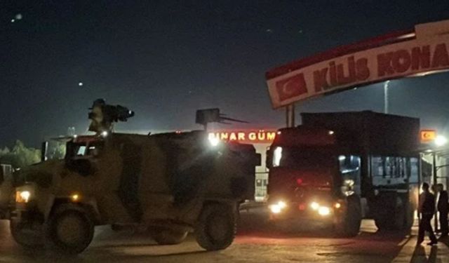 Kilis'te Öncüpınar Sınır Kapısı bölgesine roketli saldırı