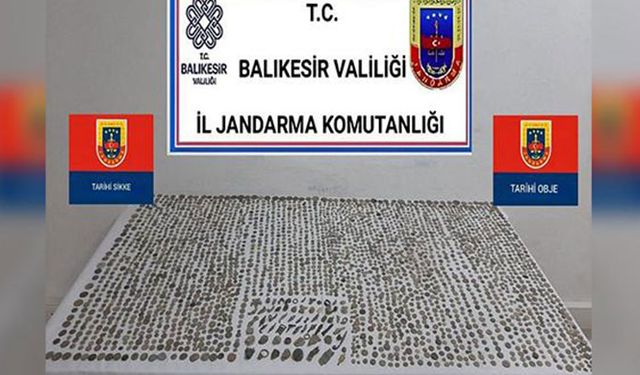 Balıkesir'de 4 bin civarında tarihi eser ele geçirildi