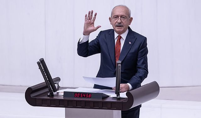 Kılıçdaroğlu, TBMM Genel Kurulu 2023 yılı bütçesi görüşmesinde konuştu