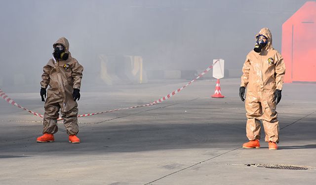 Habur Sınır Kapısı'nda KBRN tatbikatı yapıldı