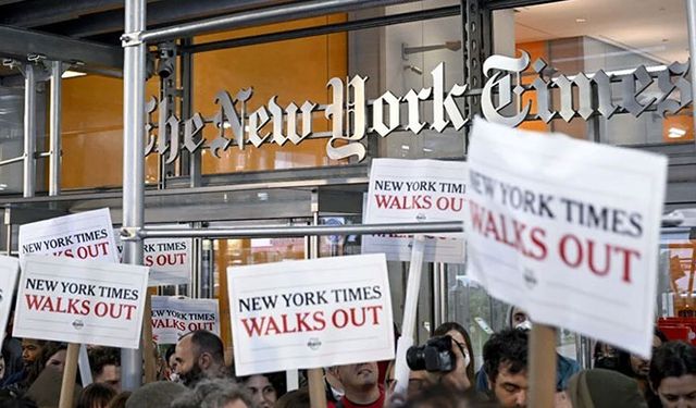 New York Times çalışanları grevde