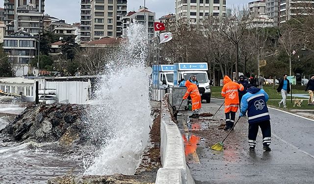 İstanbul'da lodos etkili