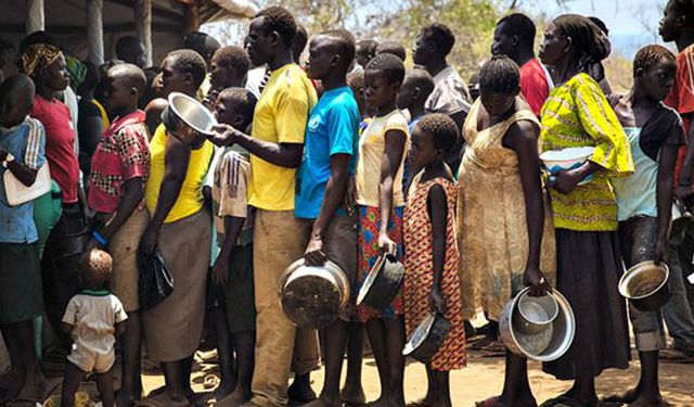 Uganda'da 500 bin mülteci gıda kriziyle karşı karşıya