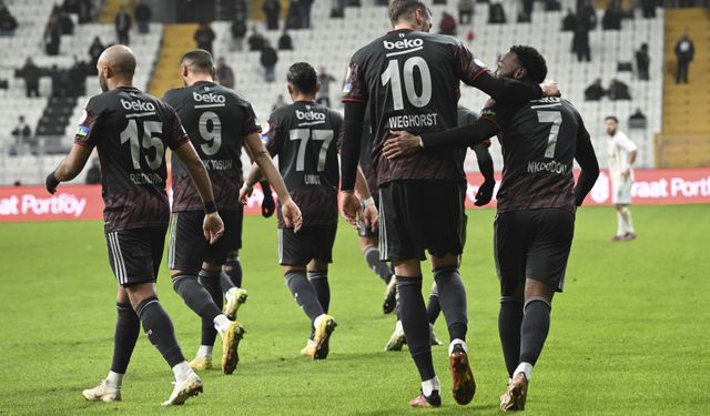 Beşiktaş turu ikinci yarıda kaptı