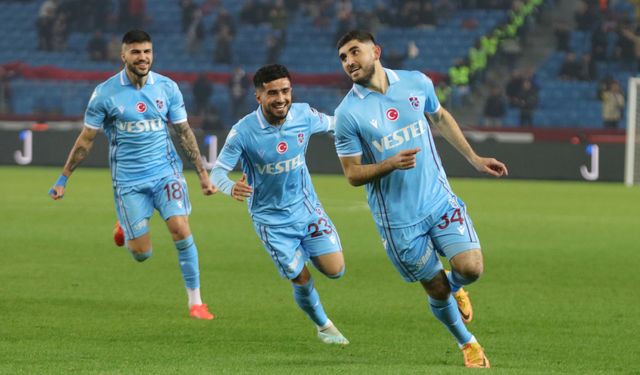 Karadeniz derbisinde kazanan Trabzonspor