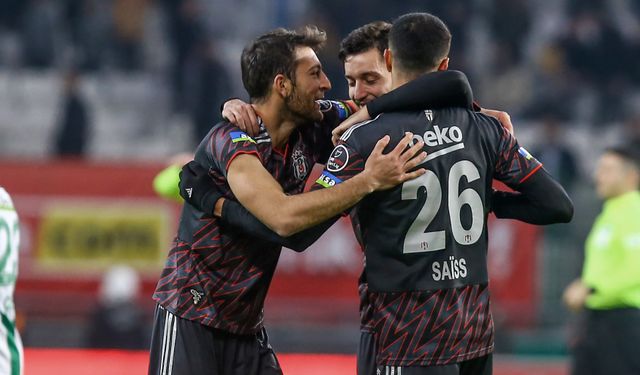 Beşiktaş Konyaspor'u uzatmada geçti