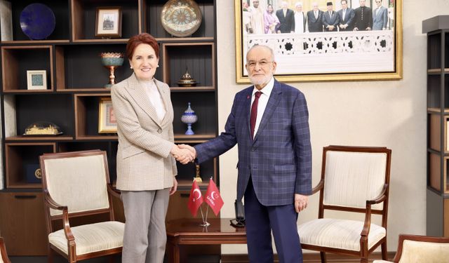 Akşener'den Karamollaoğlu'na ziyaret