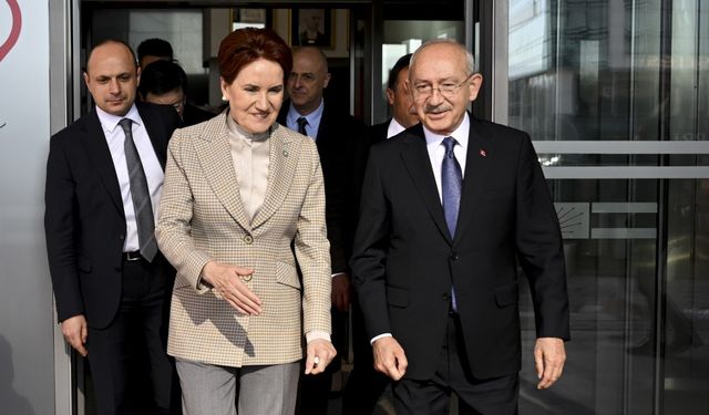 Akşener ile Kılıçdaroğlu bir araya geldi