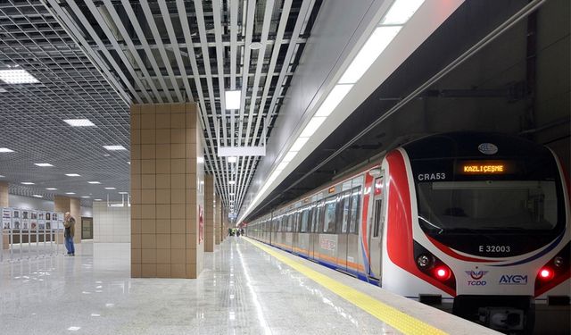 Kağıthane-İstanbul Havalimanı Metro Hattı bu ay içinde açılacak