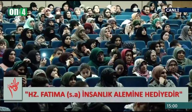 İzmir'de Hz. Fatıma'nın doğum günü kutlandı