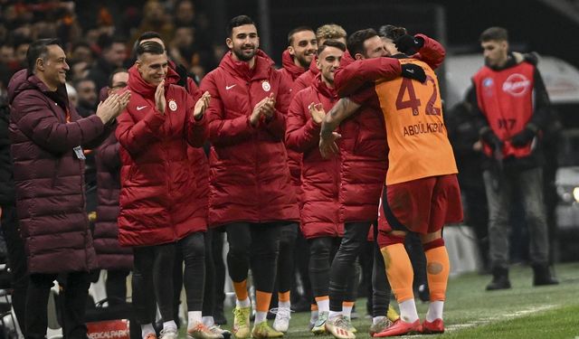 Galatasaray galibiyet serisini sürdürdü