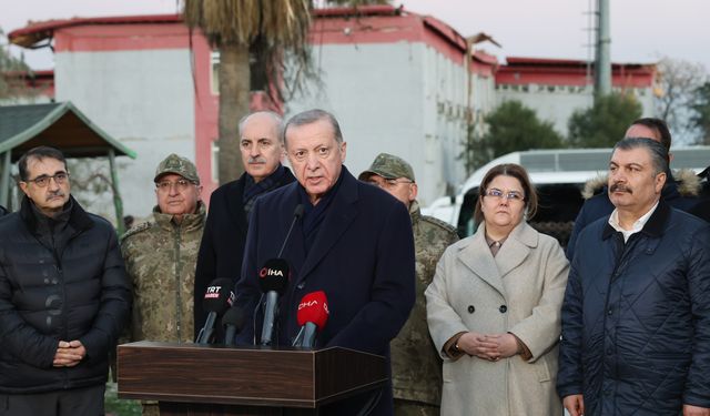 Erdoğan'dan Hatay'da önemli mesajlar